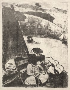 Les Bretonneries: The Return from the Pilgrimage by Emile Bernard
