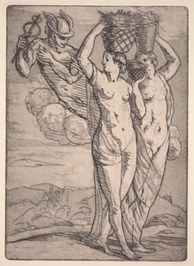 Mercury and Two Women by Emile Bernard