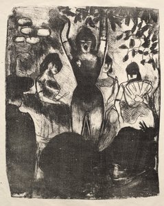 Singer at the Café-Concert by Emile Bernard