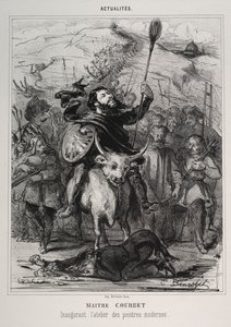 Actualities: Master Courbet Inaugurates the School of Modern Painting by Émile Bénassit