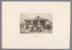 Group of Soldiers in a Camp by Emile Boilvin