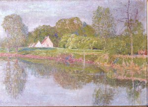 Landscape on the Lys, One Morning in May by Emile Claus