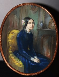 Portrait of Idalia Poletika (?) by Emile Francois Dessain