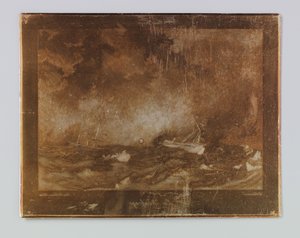 Shipwreck by Emile Frédéric Salmon (signed by artist)