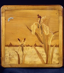 Art Nouveau style table (detail) by Emile Galle