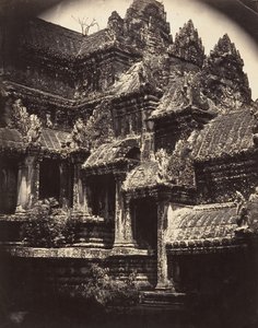Angle of an Inner Courtyard of the Great Pagoda by Emile Gsell