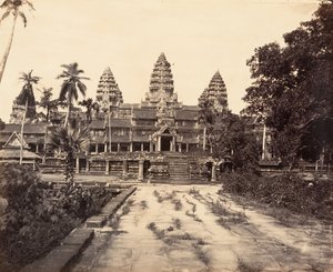 West Facade of the Great Pagoda by Emile Gsell