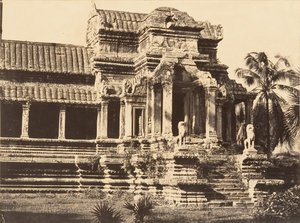 Entrance Portico of the Grand Gallery of the Pagoda by Emile Gsell