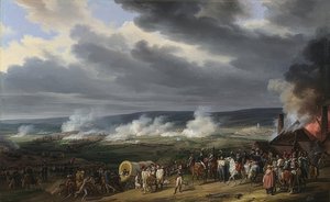 The Battle of Jemappes. 1821 by Emile Jean Horace Vernet