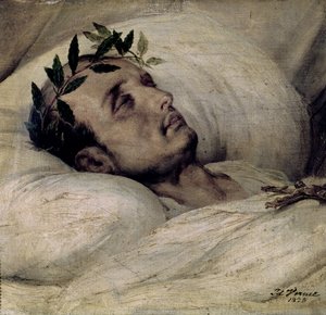 Napoleon I (1769-1821) on his Deathbed by Emile Jean Horace Vernet