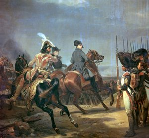 Napoleon at the Battle of Jena by Emile Jean Horace Vernet