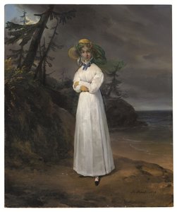 Portrait of the Widow Comtesse Jean-Henri-Louis Greffulhe in a Landscape
