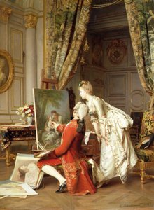 The Artist and His Admirer
