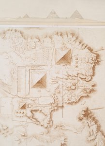 Plan of Part of the Memphis Necropolis, Giza Plateau