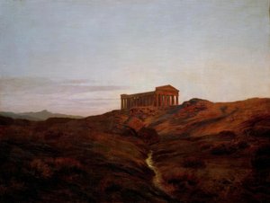 Ancient Land, the Temple of Segesta in Sicily by Marie Auguste Emile Rene Menard