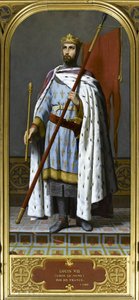 King Louis VII of France by Emile Signol