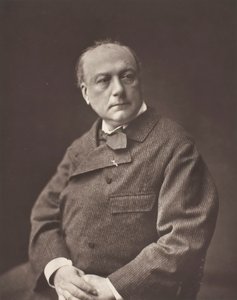 Théodore de Banville, [French poet and writer], c. 1876 by Emile Tourtin