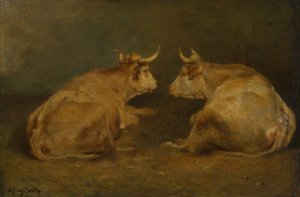 The Tête-à-tête by Emile van Marcke de Lummen