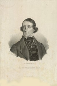 Portrait of August Bournonville 1805-1879 by Emilius Ditlev Baerentzen