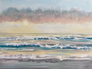 Ethereal Ocean Sunset by Emma Bell