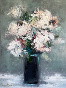 Soft Abstract Flowers by Emma Bell