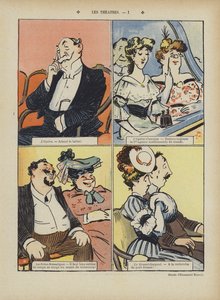 Theatres. Illustration for Le Rire
