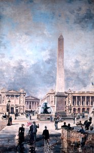Obelisk of Luxor and the Place de la Concorde