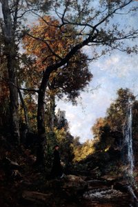 The Autumn Walk by Emmanuel Lansyer