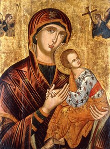 A Cretan Icon of the Mother of God of the Passion