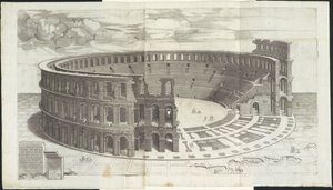 Arena of Verona (series title: Speculum Romanae Magnificentiae) by Enea Vico