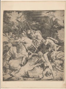 Conversion of Paul (Left Panel) by Enea Vico