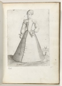 Married Woman from France, Dressed According to the Fashion of ca. 1550