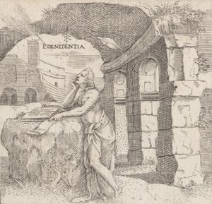 Penitence Poenitentia by Enea Vico