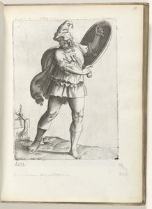 Spanish Warrior ca. 1550 by Enea Vico