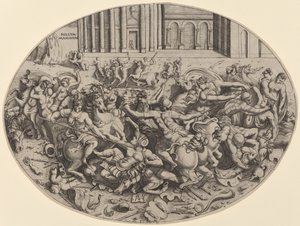 The Battle of the Amazons (recto)