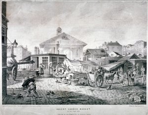Covent Garden Market, Westminster, London, 1815