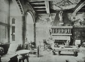 9 Melbury Road: drawing room, 1890