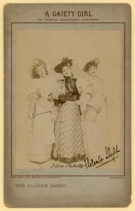 A Gaiety Girl - Miss Blanche Massey, Grace Palotta, Florence Lloyd by English Photographer