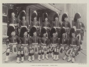A Group of Gordon Highlanders, Dargai Boys