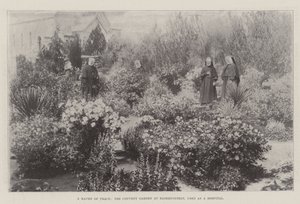 A Haven of Peace, the Convent Garden at Bloemfontein, used as a Hospital by English Photographer