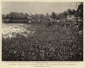 A Hindoo Festival in Southern India, the Mahamakam in Kombakonam