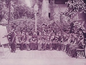 A Hindu Girls School by English Photographer