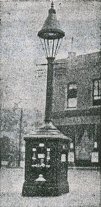 A Hot-Water Street Lamp by English Photographer