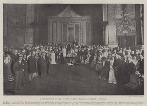 A Presentation to Mr Seddon by New Zealand Colonists in London by English Photographer
