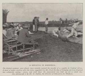 A Regatta in Rhodesia by English Photographer