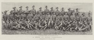 A Troop of Natal Carbineers by English Photographer
