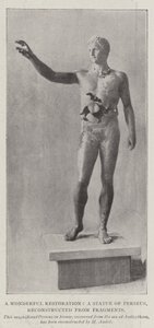 A Wonderful Restoration, a Statue of Perseus, reconstructed from Fragments by English Photographer