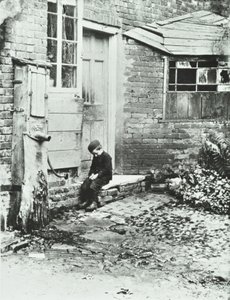 A Boy in Frogmore, London, 1888 by English Photographer