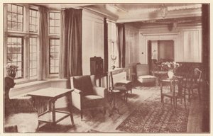 A common room at Crosby Hall, Cheyne Walk by English Photographer