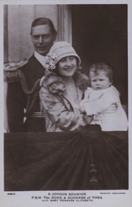 A joyous reunion, TRH The Duke and Duchess of York with baby Princess Elizabeth by English Photographer